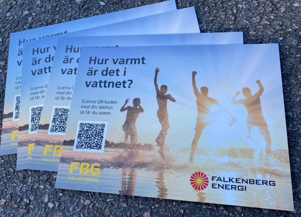 Hos Falkenberg Energi kan du se hur varmt det är i havet.