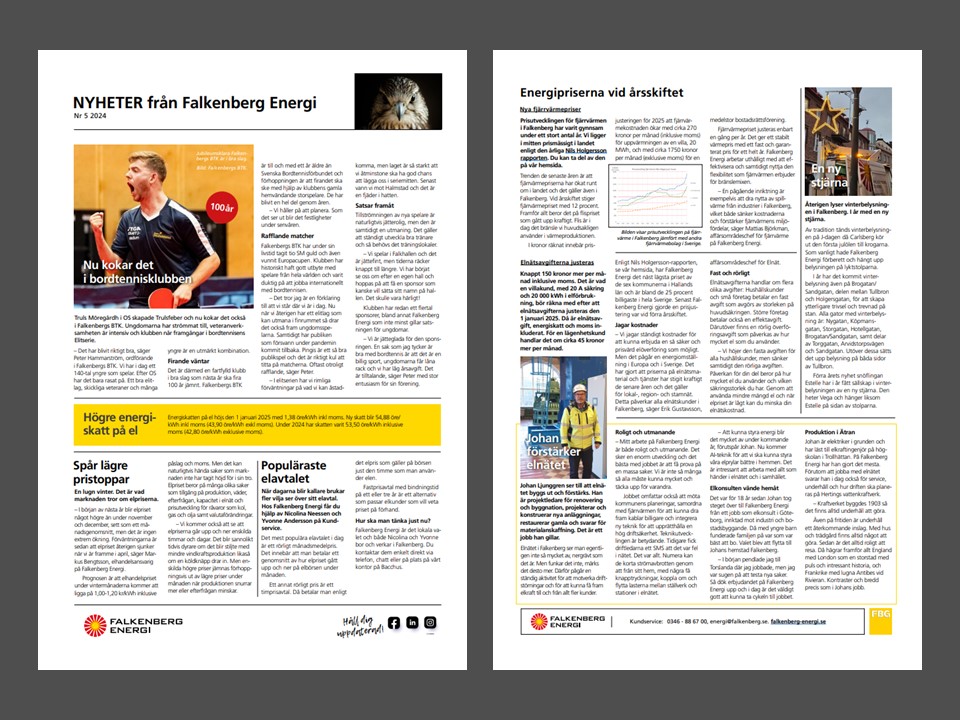 Nyhetsbrev från FEAB